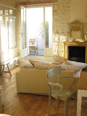 Hotel Ile de ré avec chambre haut de gamme Chambre 4/5 avec salon et cheminée Ile de Ré
