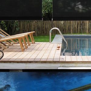 Terrasse et piscine a Ars en Ré - Hotel Le Sénéchal