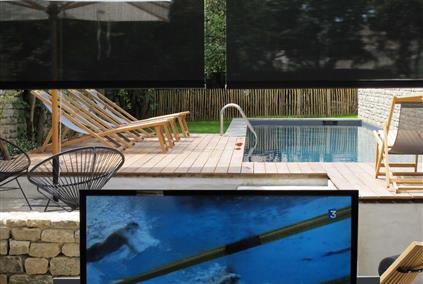 Terrasse piscine villa de luxe ile de ré - Hôtel le Sénéchal
