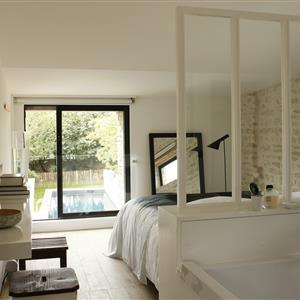 Chambre avec terrasse - Hotel Le Senechal pres de La rochelle