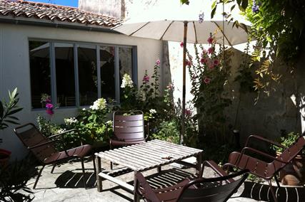 location maison jardin Hôtel Le Sénéchal ile de Ré 